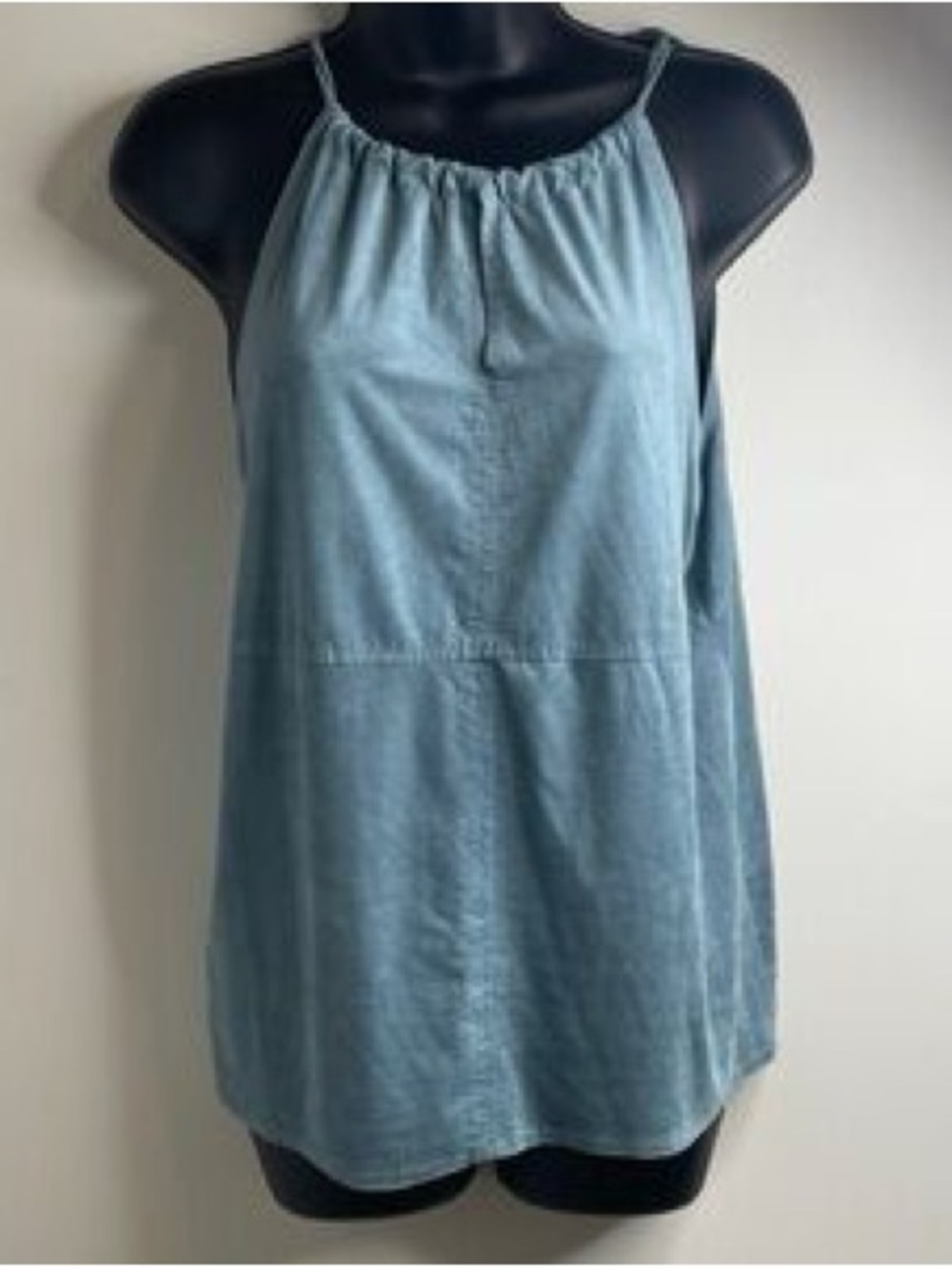 Sophie Max Light Blue Halter Tank Top